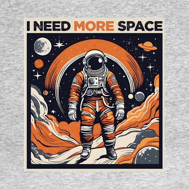 i need more space (interstellar astronaut) by hayr pictures